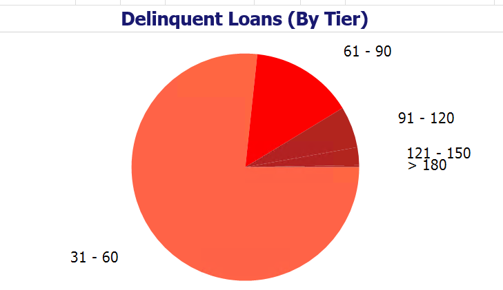 Delinquent Loans (Calendar Days) - Delinquent Loans (By Tier)