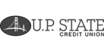 Up State Logo BW